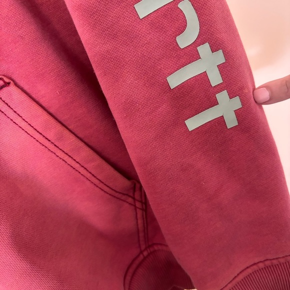 Carhartt Hoodie Relaxed Fit MED MIDWEIGHT LOGO SLEEVE GRAPHIC Distressed Stains - Picture 14 of 16